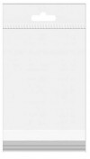 Headerbeutel 8x12cm wiederverschließbar und Kristallklar (100 Stück) [HB812]