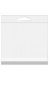 Headerbeutel 31,8x31,4cm wiederverschließbar und Kristallklar (100 Stück) [HB12X12]