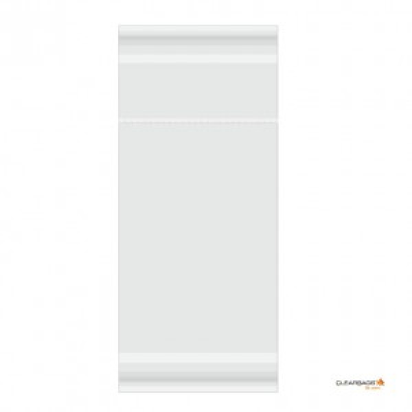 Insertable Header Flap Seal Bags 13.8 x 18.4cm (100 Pieces) [IHB5X7]5]