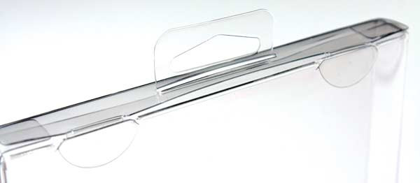 Klarsichtschachteln 5,1x5,1x30,8cm Kristallklar mit Hänger in Mitte (25 Stück) [CHFB268]