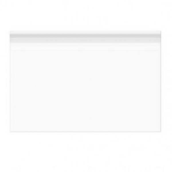 Klappenbeutel 28,6x11,1 Hochtransparent (100 Stück) [B114]