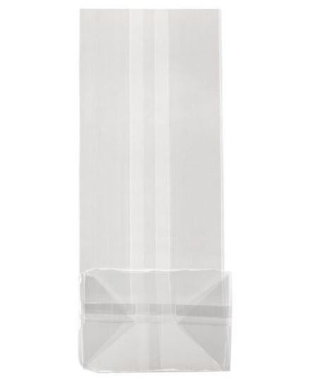 Blockbodenbeutel ÖKO-freundlich 5,1x3,8x12,7cm Premium mit Seitenfalten (100 Stück) [CFBG3]
