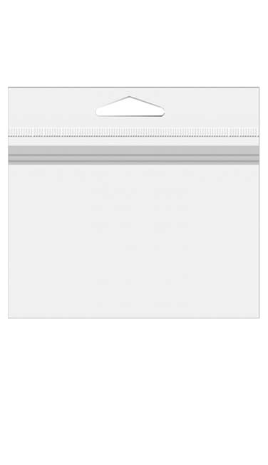 Headerbeutel 10,2x10,2cm zum Oben laden von Inhalten (500 Stück) [J6T]