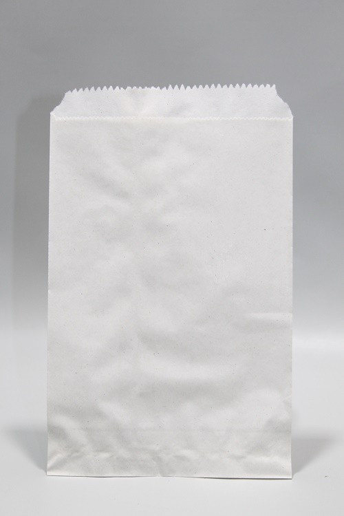 Papierbeutel Weiß 35grs 25x37cm Zellulose (100 Stück) [PAVL2517]