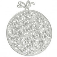 Stanz- und Präge-Schablone, D: 9,2x11,2 cm, Weihnachts-Ornamente, 1Stck [HOB-11756]