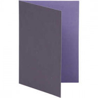 Briefkarte, Lila/Dunkellila, Größe 10,5x15 cm,  250 g, 10Stck. [HOB-216005]