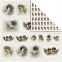 Design-Papier, Blatt 30,5x30,5 cm,  120 g, 5Bl.,  [HOB-22202]