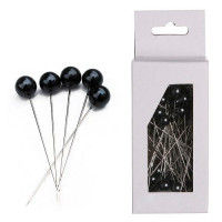 Kopfnadel 8 mm Schwarz [IFS-27620]