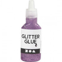 Glitter Glue, 25 ml, purple [HOB-318270]