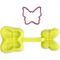 3D Silikon-Form, Größe 30x35 mm, Schmetterling, 1Stck [HOB-37148]