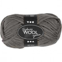 Sydney Wolle, L 50 m, Grau, 50g [HOB-44673]