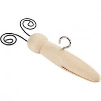 Schmetterlingskörper, L 5,5 cm, D: 15 mm, Kiefernholz, 5Stck. [HOB-504571]