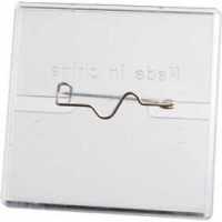 Ansteckschildchen, Quadrat, Größe 5,5x5,5 cm, 5Stck. [HOB-512921]