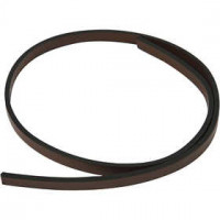 Lederband Imitat, B 10 mm, Stärke: 3 mm, Braun, 1m [HOB-51491]