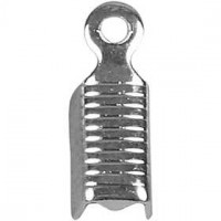 Endkappen zum Umbiegen und Einfassen von Kordelenden, D: 4 mm, L 13 mm, Versilbert, 200Stck. [HOB-601741]