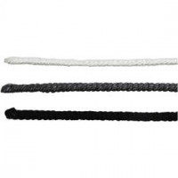 Nylondraht, L 40 cm, Stärke: 1,5 mm, Grau, Weiß, Schwarz, 6sort. [HOB-61561]