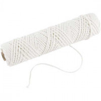 Kerzendocht für reines Paraffin, Größe 3x10 , B 2 mm, nr. 3x10, 80m,  100 g [HOB-73321]