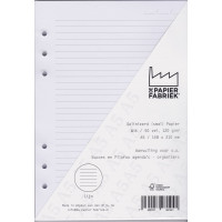 Kalender Füllung A5 Weiß schmall Gestreift, 6 Ringe (1 St.) [BOP-A5GSW]