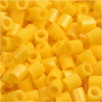 Bügelperlen, Größe 5x5 mm, Lochgröße 2,5 mm, Gelb (14), Medium, 6000Stck. [HOB-751141]