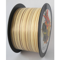 Kräuselband Leaflene Holz 75mm x 25 meter (1 Rolle) [HV-LFL75WO]