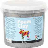 Foam Clay®, Silber, Metallic, 560g [HOB-78847]