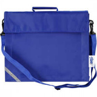 Schultasche, Größe 36x31 cm, Tiefe 6 cm, Blau, 1Stck [HOB-951701]
