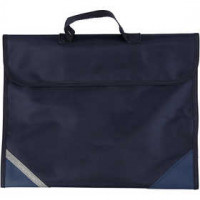 Schultasche, Größe 36x29 cm, Tiefe 9 cm, Dunkelblau, 1Stck [HOB-951801]