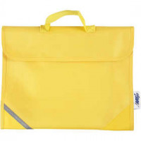 Schultasche, Größe 36x29 cm, Tiefe 9 cm, Gelb, 1Stck [HOB-951831]
