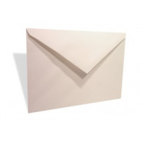 Umschläge mit Leinenstruktur Weiß 16,5x12,1cm (50 Stück) [E210]