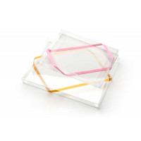 Dekorative Schleifen dehnbares Vinyl Transparent 45,7cm (50 Stück) [18HCVL]