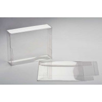 Klarsichtschachteln 11,4x3,8x14,9cm Kristallklar mit Automatikboden (25 Stück) [PLB74]