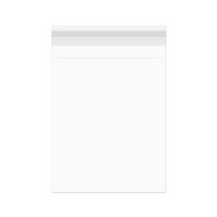 Klappenbeutel 10,5x15,5cm Hochtransparent (100 Stück) [B4X6S]