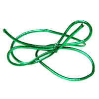 Dekorative Schleifen metallisch Grün 40,5cm (50 Stück) [16MGR]
