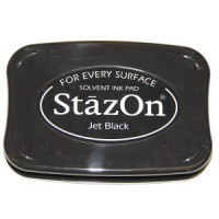 Stempelkissen Stazon Schwarz (1 St.) [SZ-000-031]