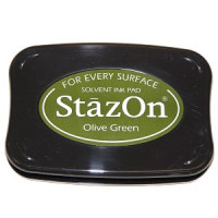 Stempelkissen Stazon Olive Grün (1 St.) [SZ-000-051]