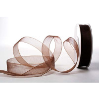 Band Mono Chocolate 1,5cm x 23 meter (1 Rolle) [RIBCHC]