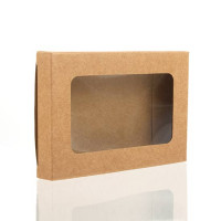 Pappschachteln mit Fenster 7x1,4x10,3cm (25 Stück) [WKRG275]