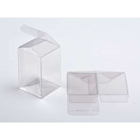 Klarsichtschachteln 10,2x10,2x15,2cm mit Automatikboden (25 Stück) [PLB138]