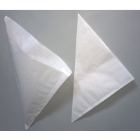Spitztüten aus Pergament Ersatz 19cm - 40 Gramm Fettdicht | Inhalt 125 Gramm (100 Stück) [PPS19]