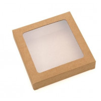 Pappschachteln mit Fenster 10,5x2,2x10,5cm (25 Stück) [WKRG245]