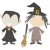 Sizzix Thinlits Die Stanzschablone, Größe 0,64x0,64 - 4,45x8,25 cm, 2 Halloween-Figuren, 1Stck [HOB-12035]