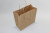 Papiertragetaschen Braun 26x12x35cm Kraft 90 Gramm mit gedrehte Griffe (50 Stück) [PAMB2635]