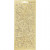 Sticker, Blatt 10x23 cm, Gold, perlemor guld, Sterne, 1Bl. [HOB-170063]