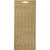Sticker, Blatt 10x23 cm, Gold, Zahlen, 1Bl. [HOB-170218]