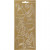 Sticker, Blatt 10x23 cm, Gold, Sport, 1Bl. [HOB-170248]
