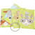 Tiere zum Falten, H 8-11,5 cm, B 3,5-6 cm, Kleintiere, 4Stck., 220 g/qm [HOB-25276]