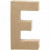 Buchstabe, groß, E, H 20,5 cm, B 11,5 cm, 1Stck, Stärke: 2,5 cm [HOB-26604]