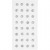 Rhinestones, D: 8 mm, 32 pcs, silver [HOB-283818]