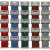 Nylon-Schnur - Sortiment, Stärke: 2 mm, Sortierte Farben, 5x5Pck. [HOB-41758]