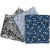 Patchwork-Stoff, Größe 45x55 cm,  100 g/qm, Blau, 4Stck. [HOB-44176]